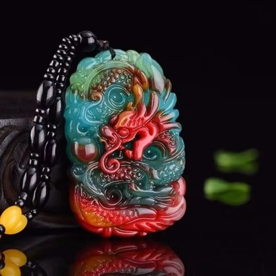 Necklaces - Real Jade Dragon Pendant Necklace Pendants