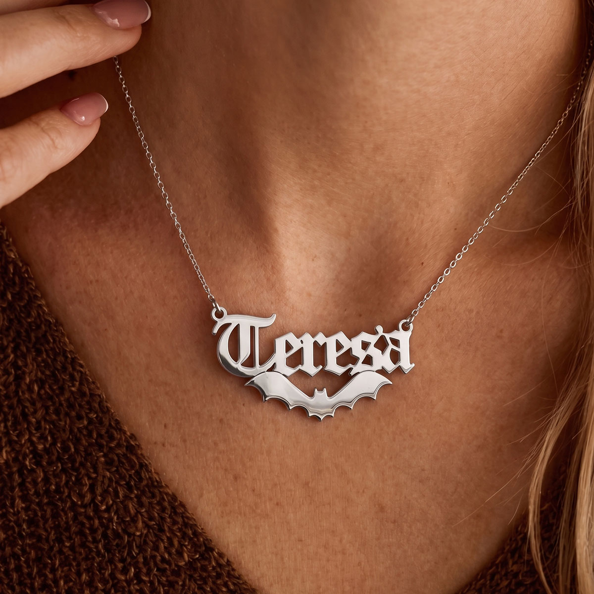 Customized Name Stainless Stee - Custom Name Necklace Stainless Steel ulasan dan harga