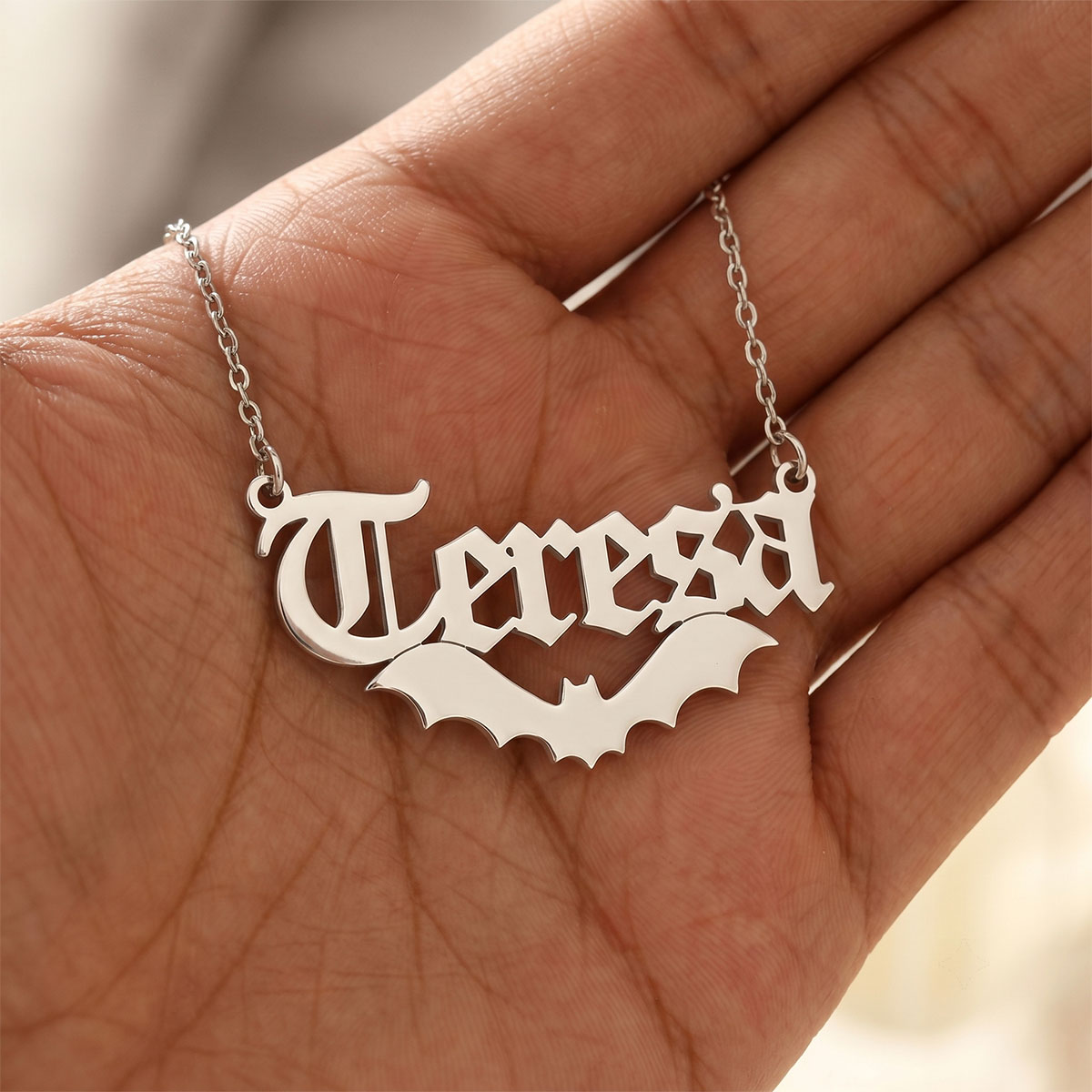 Customized Name Stainless Stee - Custom Name Necklace Stainless Steel ulasan dan harga