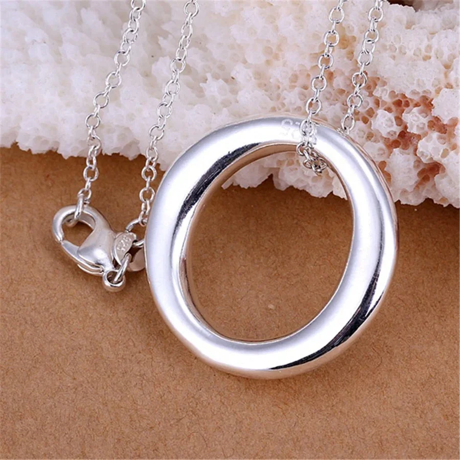 Hot 925 Sterling Silver Simple - 925 Sterling Silver Chain Necklace Men ulasan dan harga