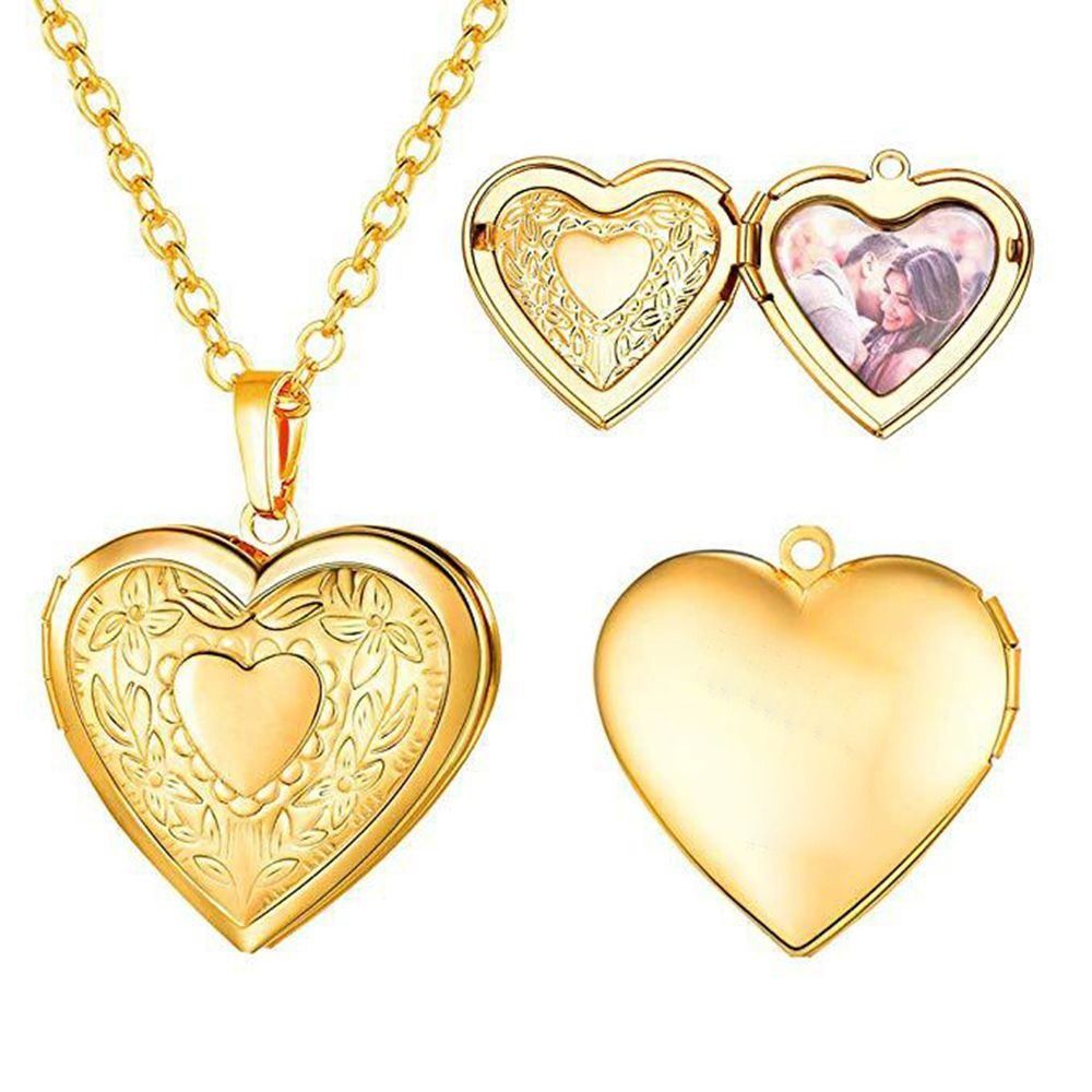 Fashion Lover Friend Chain Sim - Heart Locket Necklace Photo ulasan dan harga