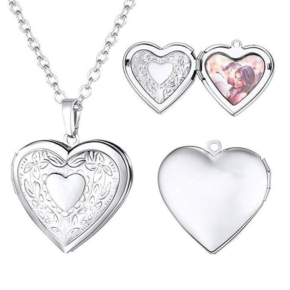 Fashion Lover Friend Chain Sim - Heart Locket Necklace Photo ulasan dan harga