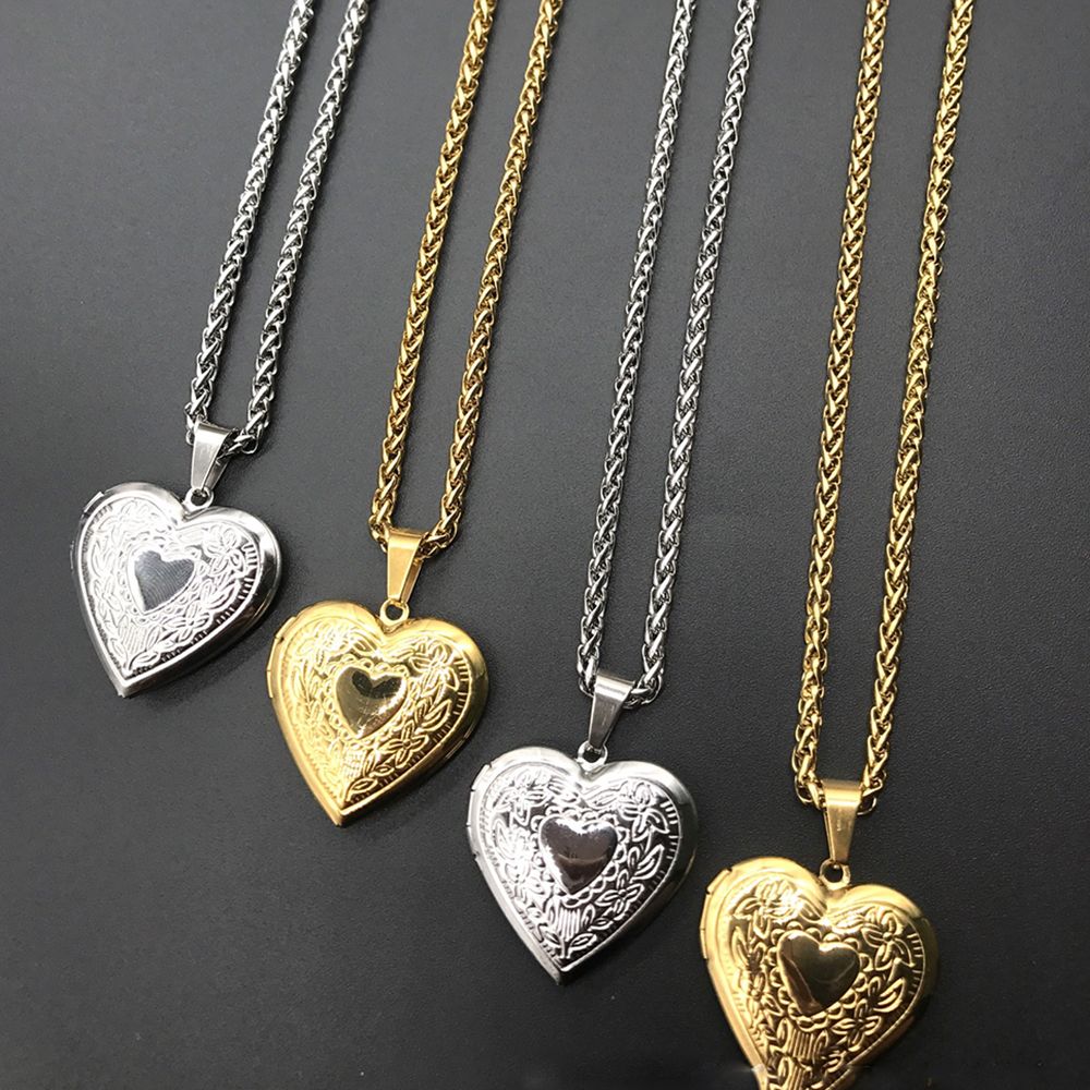 Fashion Lover Friend Chain Sim - Heart Locket Necklace Photo ulasan dan harga