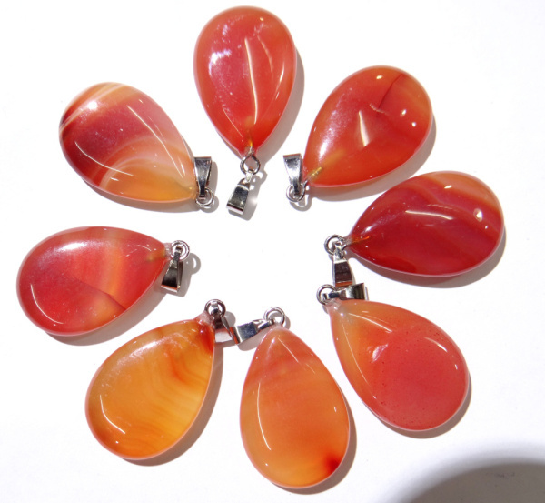 Natural stone tiger eye lapis  - Crystal Pendant Necklace Natural Stone ulasan dan harga