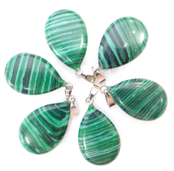 Natural stone tiger eye lapis  - Crystal Pendant Necklace Natural Stone ulasan dan harga