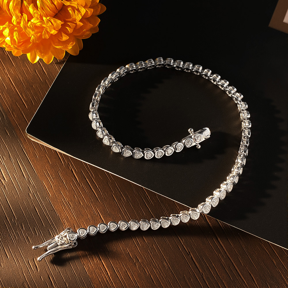QIBAOKU 4mm Cut Moissanite Ten - Bracelets ulasan dan harga