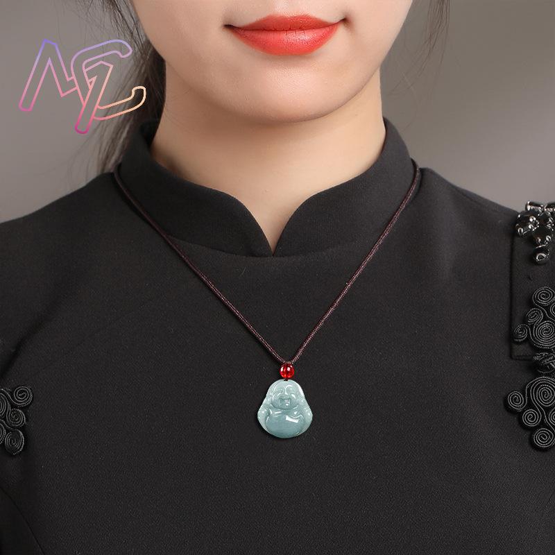 Myanmar Jadeite Guanyin Buddha - Necklaces ulasan dan harga