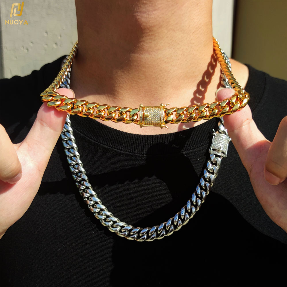 6-12mm Hip Hop Cuban Chain Ice - Cuban Link Chain 12Mm ulasan dan harga