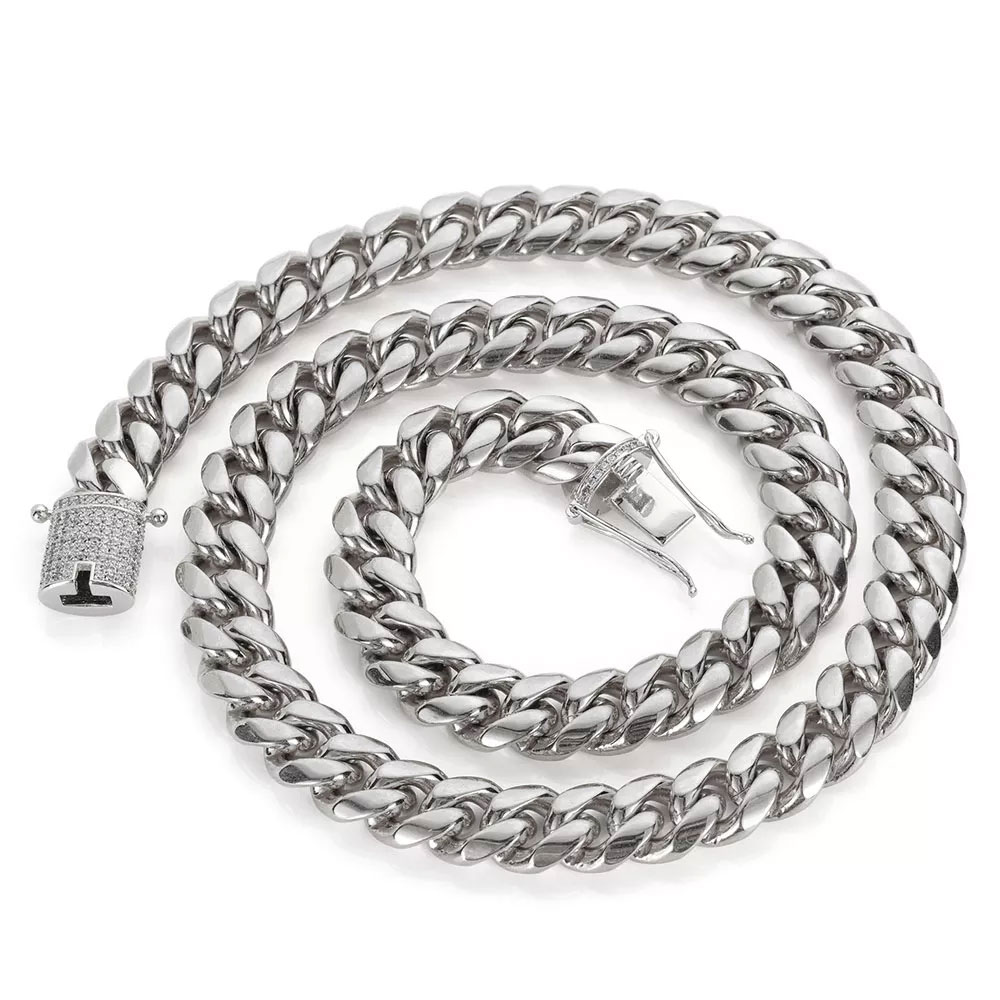 6-12mm Hip Hop Cuban Chain Ice - Cuban Link Chain 12Mm ulasan dan harga