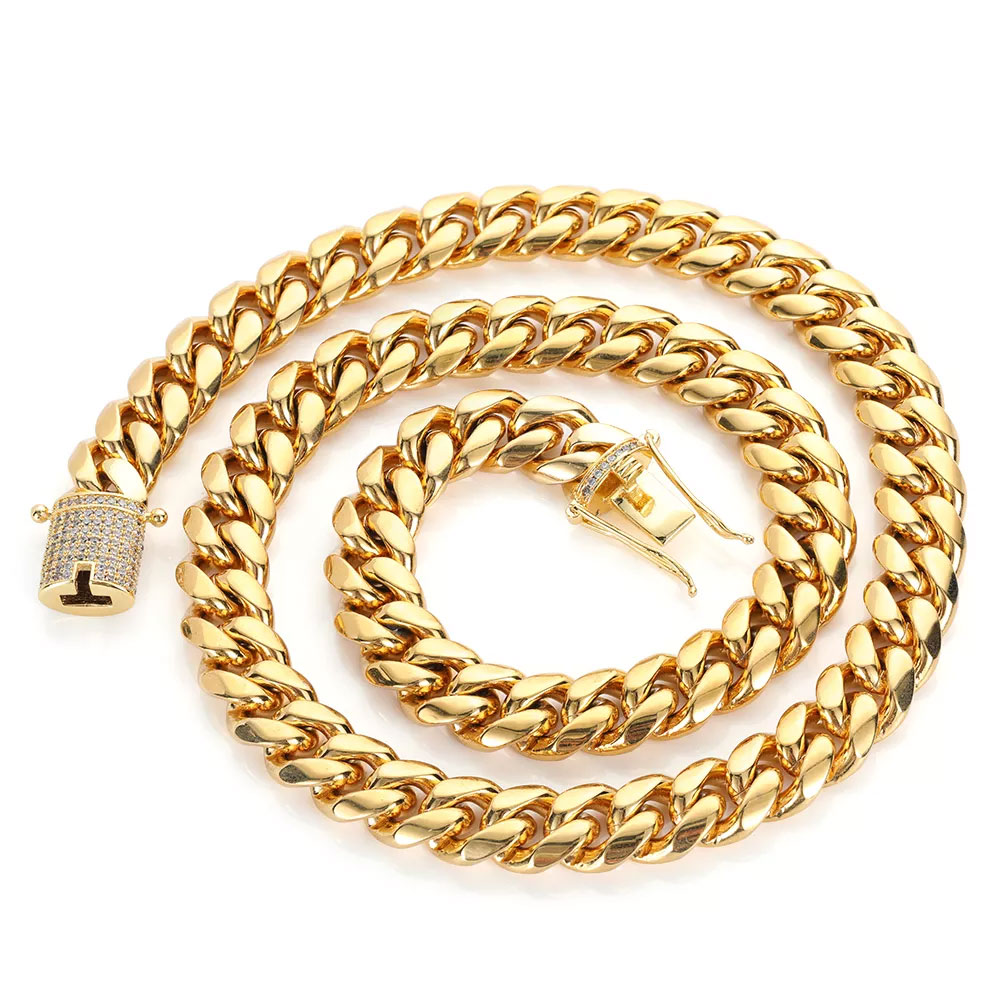 6-12mm Hip Hop Cuban Chain Ice - Cuban Link Chain 12Mm ulasan dan harga