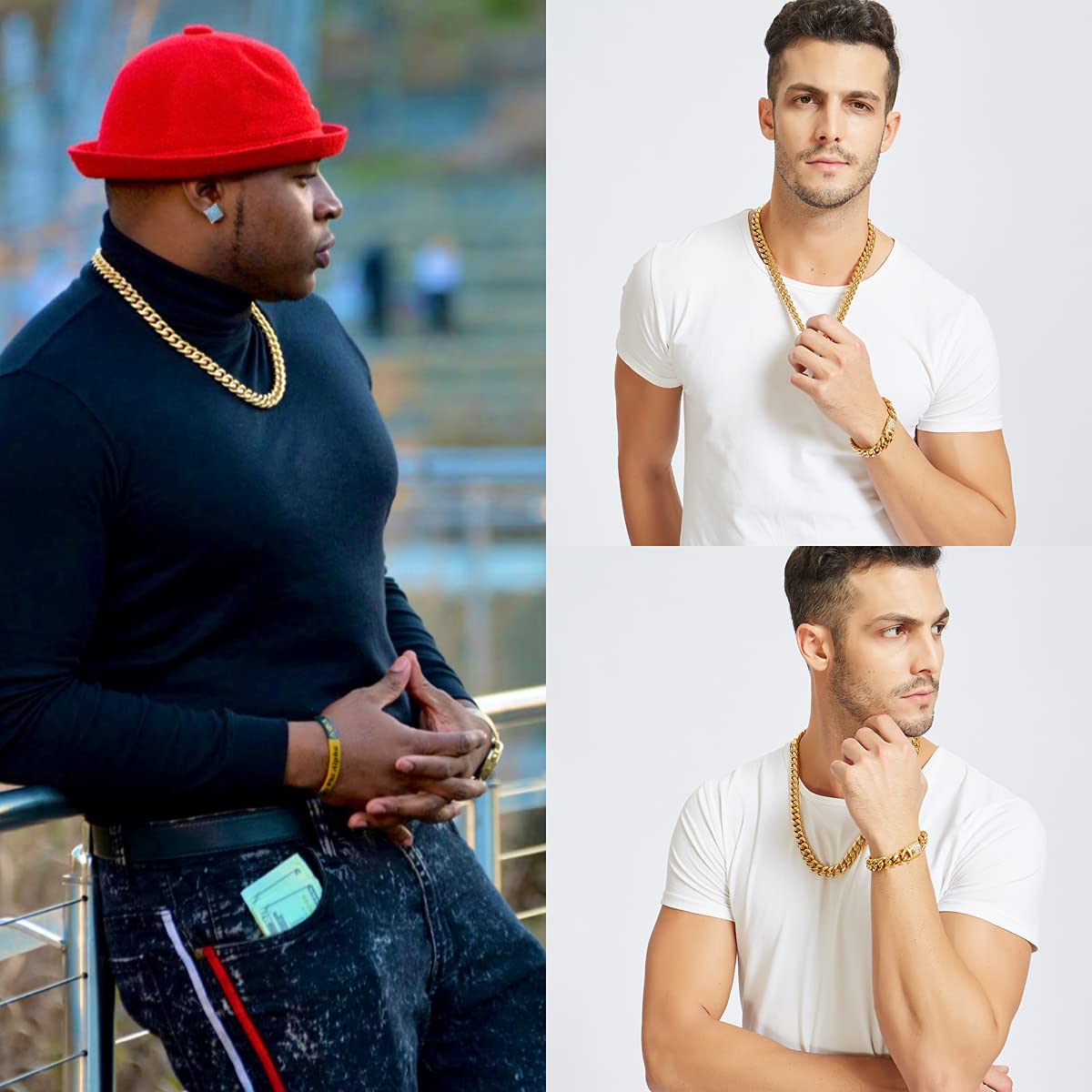 6-12mm Hip Hop Cuban Chain Ice - Cuban Link Chain 12Mm ulasan dan harga