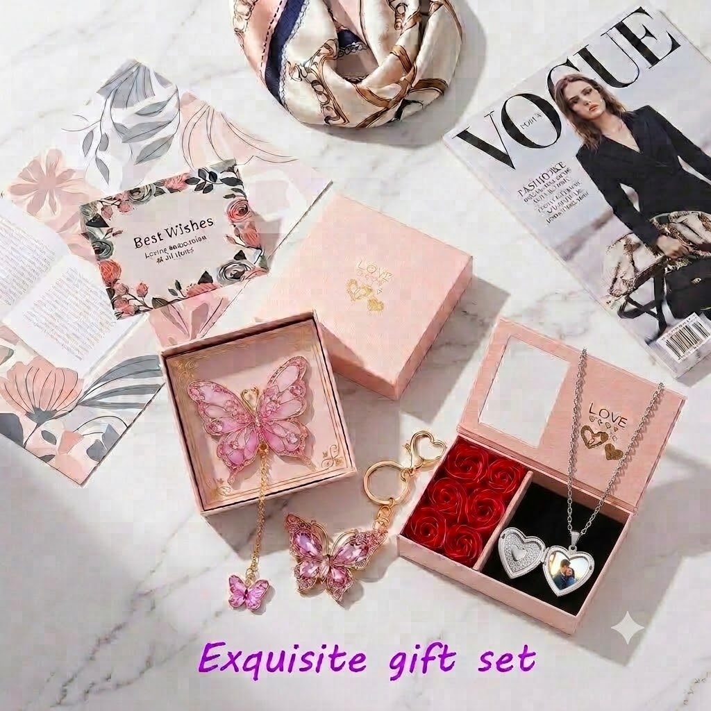 Custom Photo Keepsake Box Luxu - Heart Locket Necklace Photo ulasan dan harga