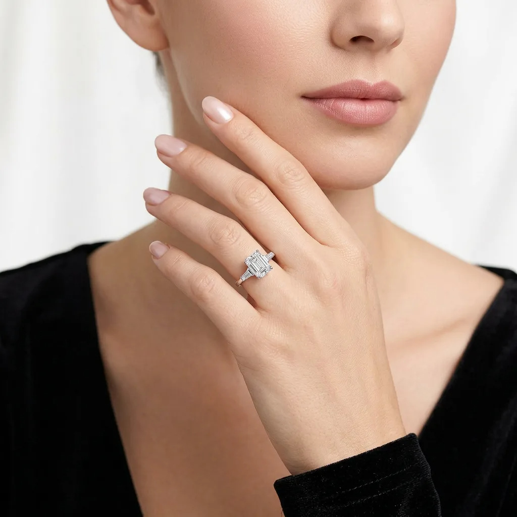 925 Sterling Silver Square Moi - Rings ulasan dan harga
