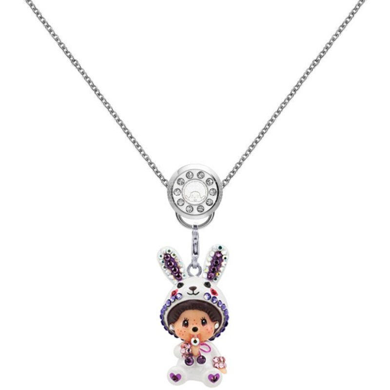 New Cartoon Cute Monchhichi St - Anime Pendant Necklace ulasan dan harga
