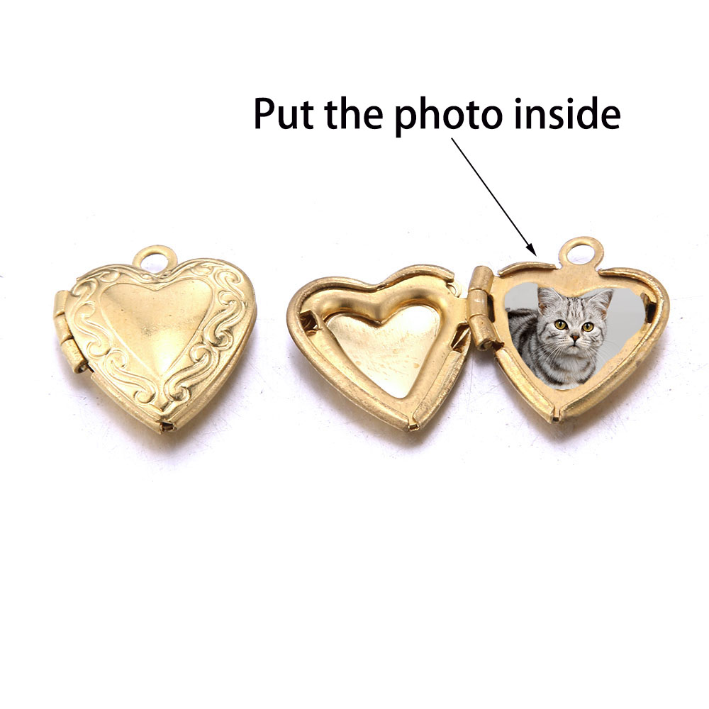 Fashion Gift Wholesale Classic - Heart Locket Necklace Photo ulasan dan harga