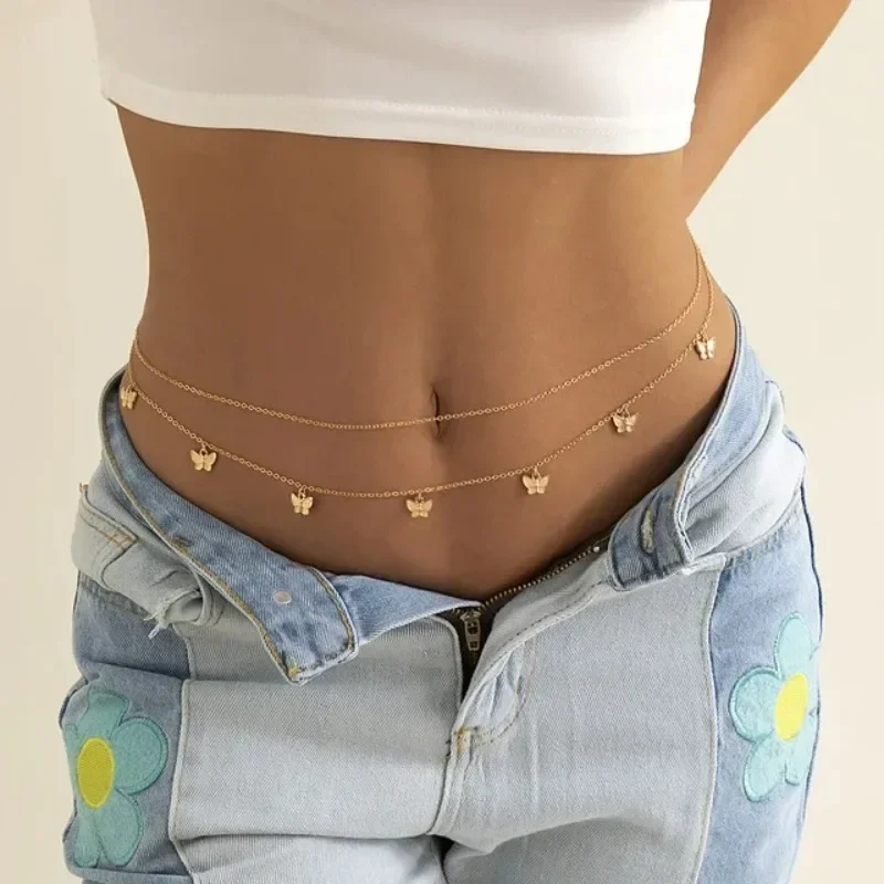 New Charm Sexy Double Layer Bu - Body Jewelry ulasan dan harga