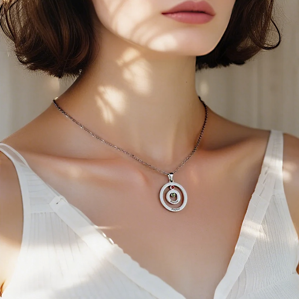 Personalized Names Necklace Cu - Custom Name Necklace Stainless Steel ulasan dan harga