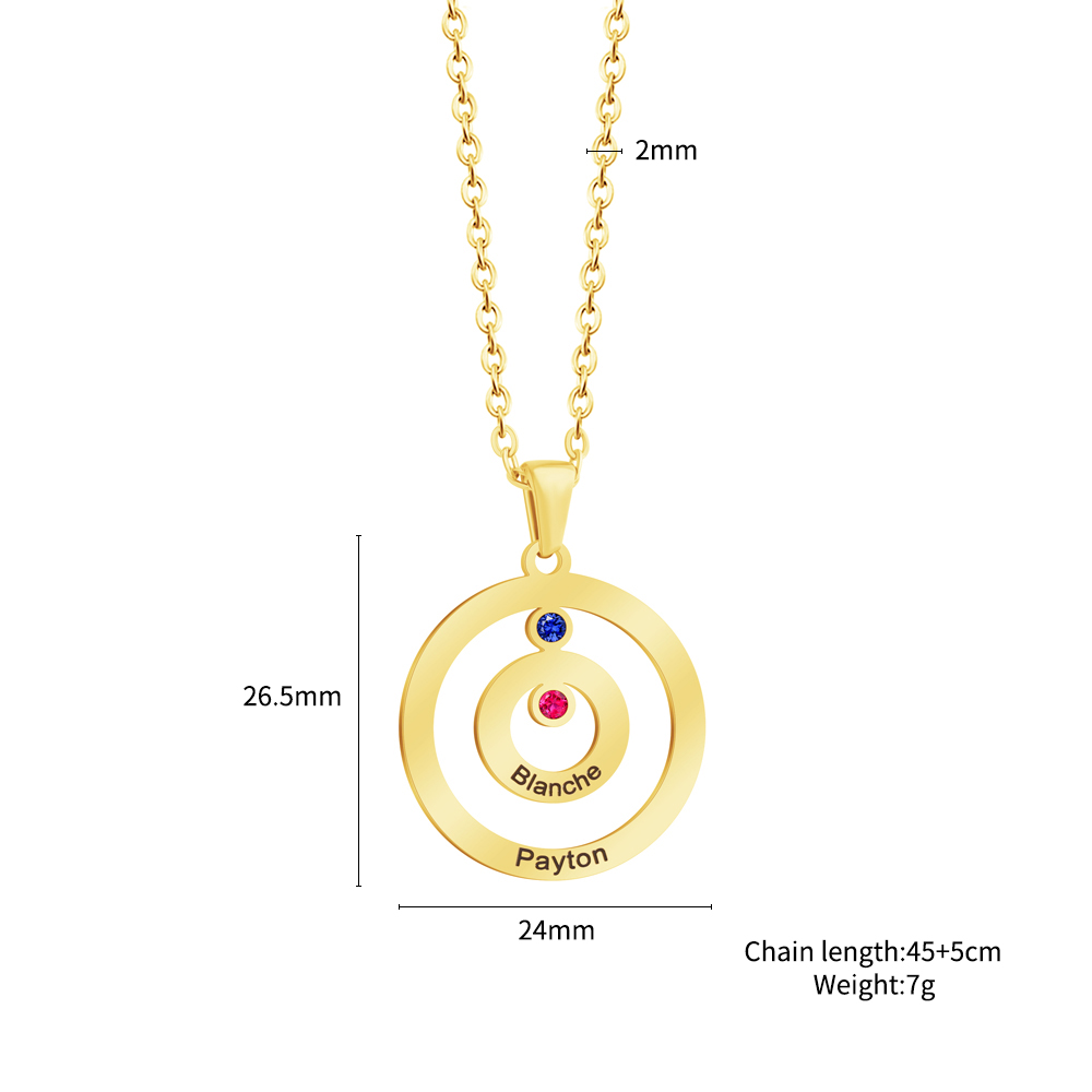 Personalized Names Necklace Cu - Custom Name Necklace Stainless Steel ulasan dan harga