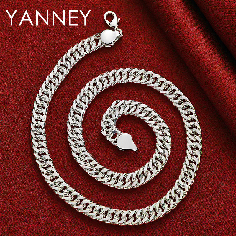 10MM 925 Sterling Silver 20/24 - 925 Sterling Silver Chain Necklace Men ulasan dan harga