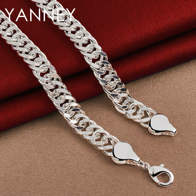 10MM 925 Sterling Silver 20/24 - 925 Sterling Silver Chain Necklace Men ulasan dan harga