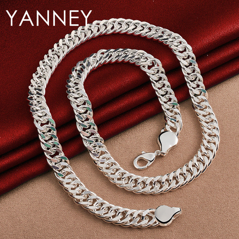 10MM 925 Sterling Silver 20/24 - 925 Sterling Silver Chain Necklace Men ulasan dan harga