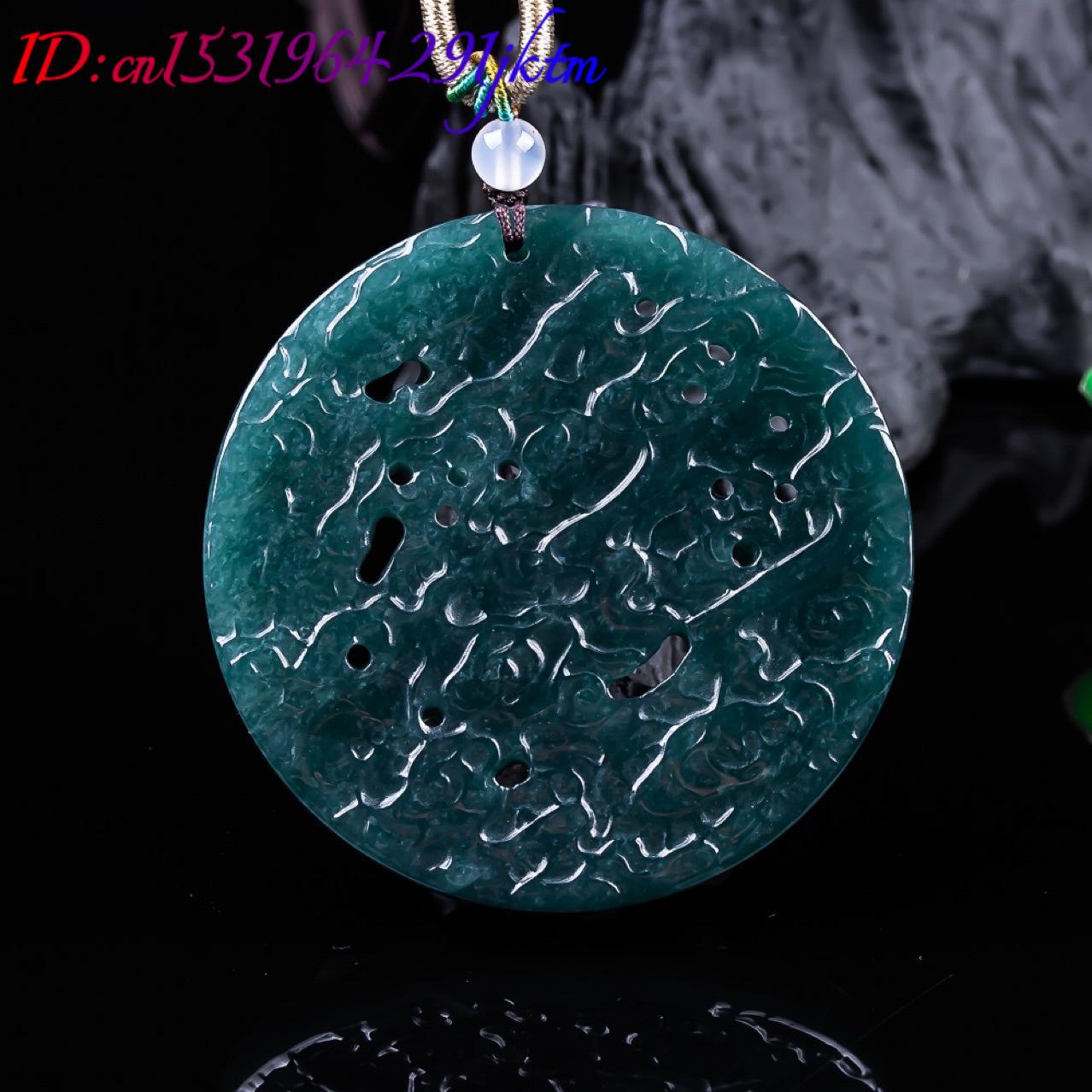 Burmese Jadeite Dragon Pendant - Necklaces ulasan dan harga