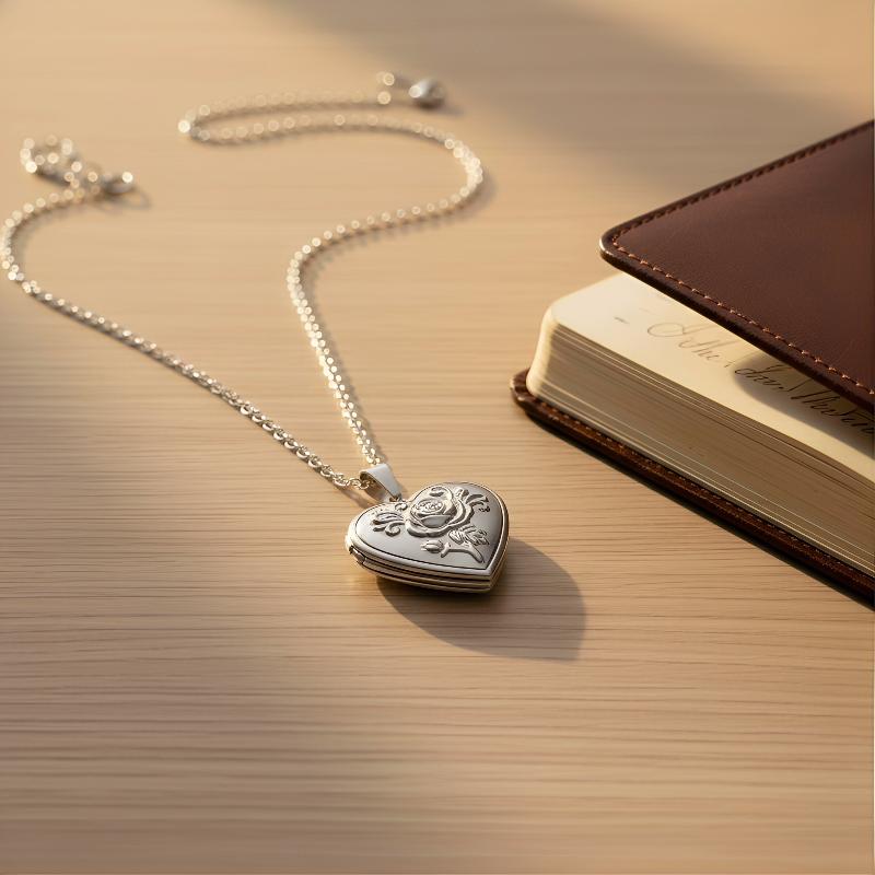 Gothic Vintage Heart Necklace  - Heart Locket Necklace Photo ulasan dan harga