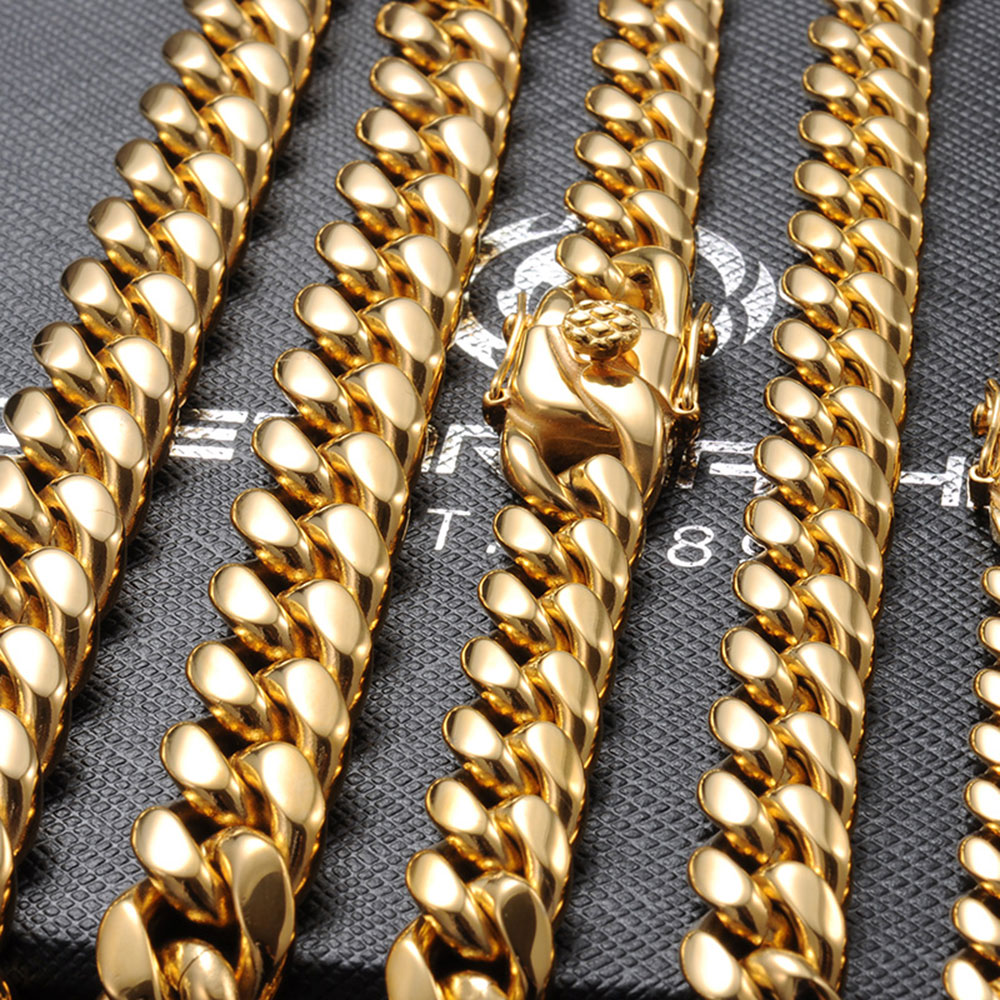 6mm/8mm/10mm/12mm Hip-Hop High - Cuban Link Chain 12Mm ulasan dan harga