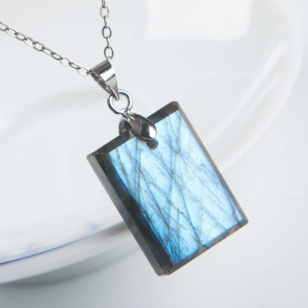 Necklace Pendant Natural Labra - Crystal Pendant Necklace Natural Stone ulasan dan harga