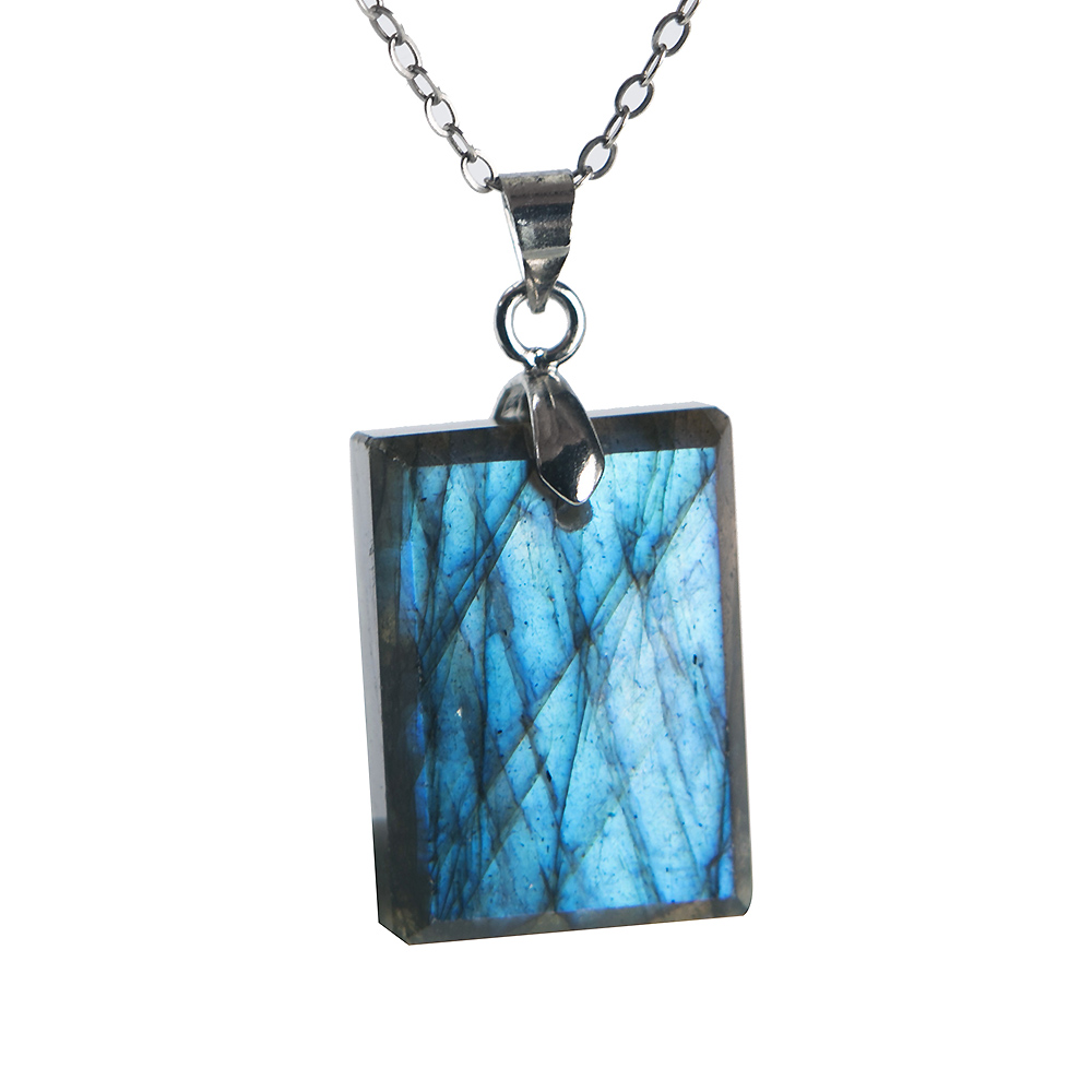 Necklace Pendant Natural Labra - Crystal Pendant Necklace Natural Stone ulasan dan harga