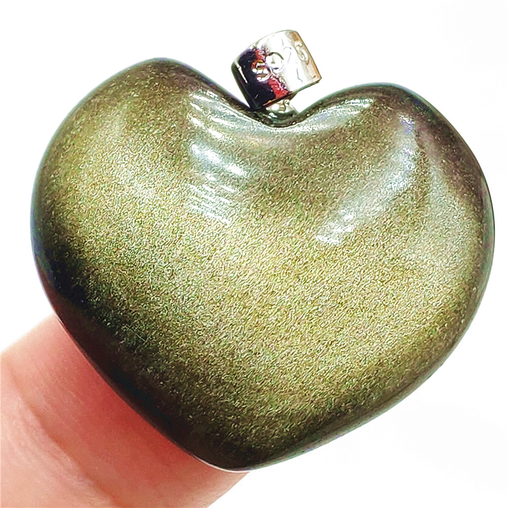 Natural Gold Obsidian Pendant  - Crystal Pendant Necklace Natural Stone ulasan dan harga