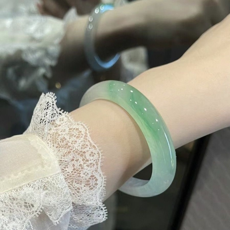 Myanmar ice jade natural with  - Bracelets ulasan dan harga