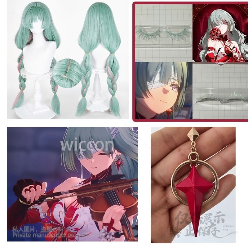 Anime Phrolova Cosplay Wig Gre - Earrings ulasan dan harga