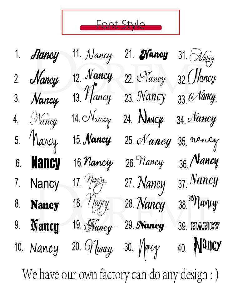 DOREMI 5mm Cuban Custom Namepl - Custom Name Necklace Stainless Steel ulasan dan harga