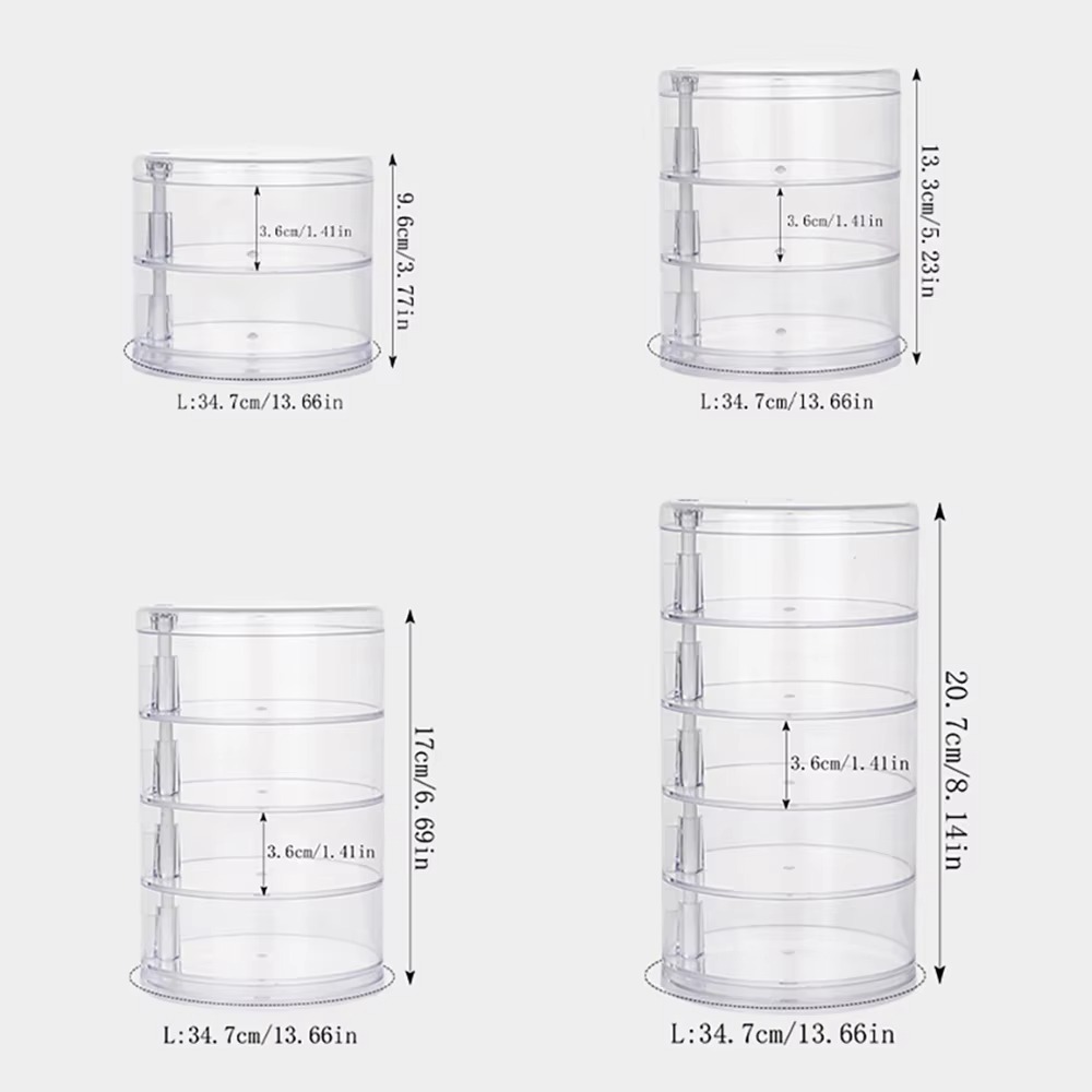 360 Rotating Jewelry Organizer - Earrings ulasan dan harga