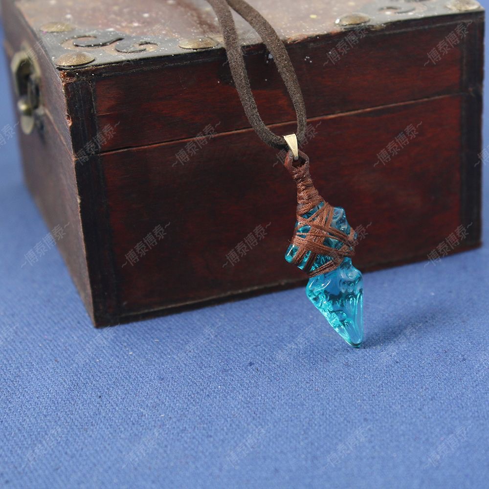 FF14 game cosplay props, blue  - Anime Pendant Necklace ulasan dan harga