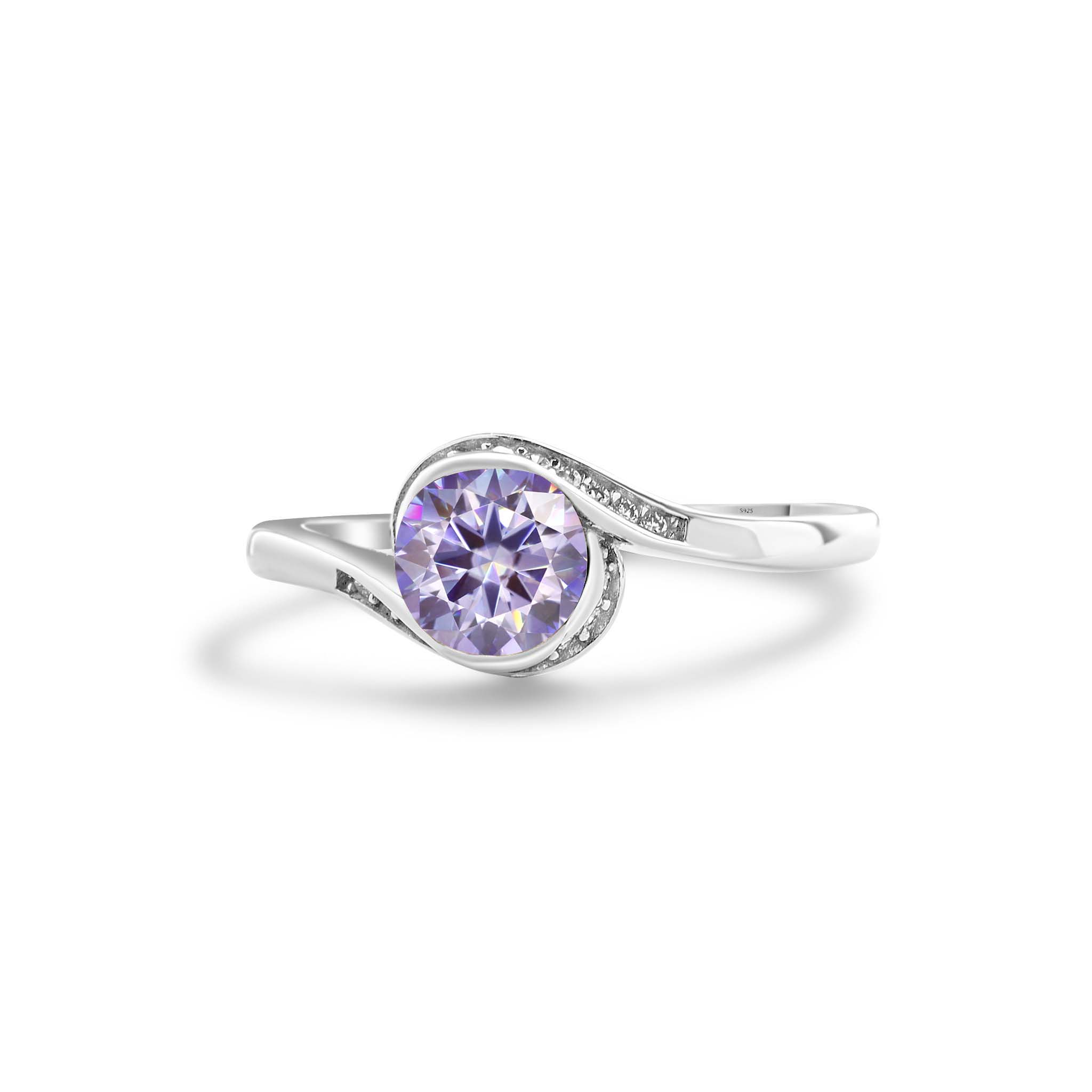 Engagement Women's Moissanite  - Moissanite Engagement Ring 1 Carat ulasan dan harga