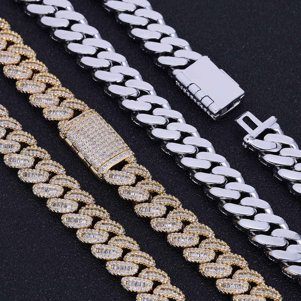 NUOYA Hip Hop Jewelry High Qua - Cuban Link Chain 12Mm ulasan dan harga